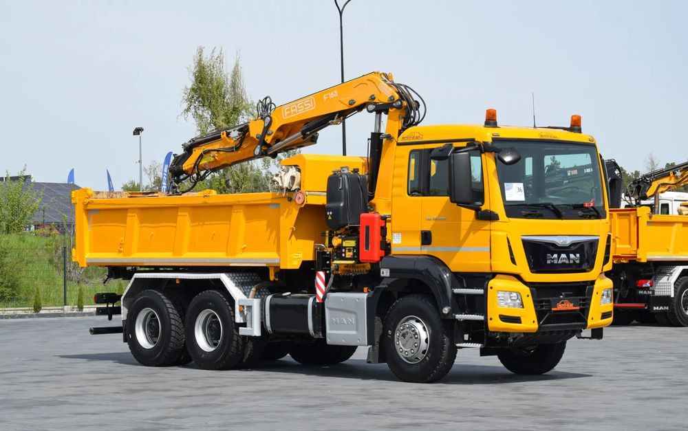 MAN TGS 26.400 / 6x4 / EURO 6 / UDT / HDS FASSI 165 / WYSUW x3 / ROTATOR / CHWYTAK / STEROWANIE RADIOWE / WZMOCNIONA RAMA / WYWROTKA / HYDROBURTA / AUTOMAT / 2017 / NOWE OPONY - 100% / NISKI PRZEBIEG - Самоскид вантажівка, Вантажівка з маніпулятором: фото 3 MAN TGS 26.400 / 6x4 / EURO 6 / UDT / HDS FASSI 165 / WYSUW x3 / ROTATOR / CHWYTAK / STEROWANIE RADIOWE / WZMOCNIONA RAMA / WYWROTKA / HYDROBURTA / AUTOMAT / 2017 / NOWE OPONY - 100% / NISKI PRZEBIEG - Самоскид вантажівка, Вантажівка з маніпулятором: фото 3