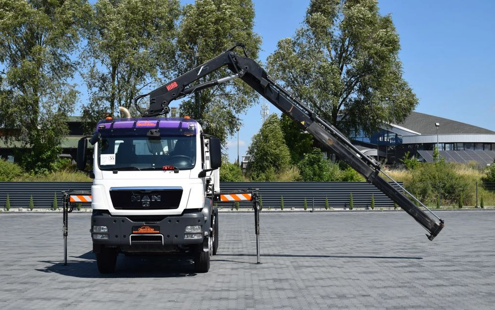 MAN TGS 33.360 / 6x4 / HDS HIAB 122 E-2 HIDUO / STEROWANIE RADIOWE / WYWROTKA / HYDROBURTA / AUTOMAT / KLIMA / TEMPOMAT / KAMERA COFANIA / SPROWADZONY - Самоскид вантажівка, Вантажівка з маніпулятором: фото 2 MAN TGS 33.360 / 6x4 / HDS HIAB 122 E-2 HIDUO / STEROWANIE RADIOWE / WYWROTKA / HYDROBURTA / AUTOMAT / KLIMA / TEMPOMAT / KAMERA COFANIA / SPROWADZONY - Самоскид вантажівка, Вантажівка з маніпулятором: фото 2