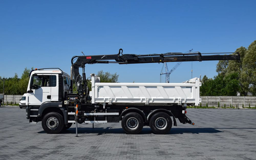 MAN TGS 33.360 / 6x4 / HDS HIAB 122 E-2 HIDUO / STEROWANIE RADIOWE / WYWROTKA / HYDROBURTA / AUTOMAT / KLIMA / TEMPOMAT / KAMERA COFANIA / SPROWADZONY - Самоскид вантажівка, Вантажівка з маніпулятором: фото 5 MAN TGS 33.360 / 6x4 / HDS HIAB 122 E-2 HIDUO / STEROWANIE RADIOWE / WYWROTKA / HYDROBURTA / AUTOMAT / KLIMA / TEMPOMAT / KAMERA COFANIA / SPROWADZONY - Самоскид вантажівка, Вантажівка з маніпулятором: фото 5