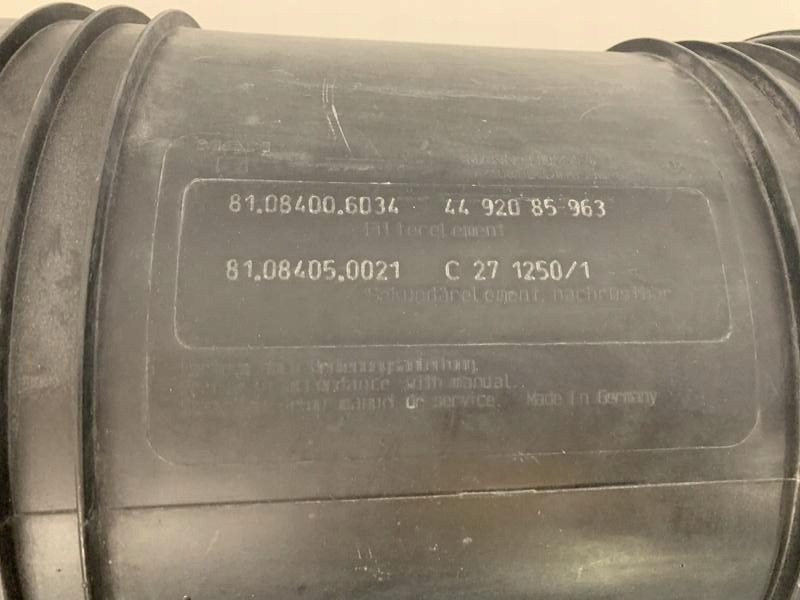 FILTR POWIETRZA OBUDOWA FILTRA MAN TGS TGX TGA - Повітряний фільтр в категорії Вантажівки: фото 4 FILTR POWIETRZA OBUDOWA FILTRA MAN TGS TGX TGA - Повітряний фільтр в категорії Вантажівки: фото 4