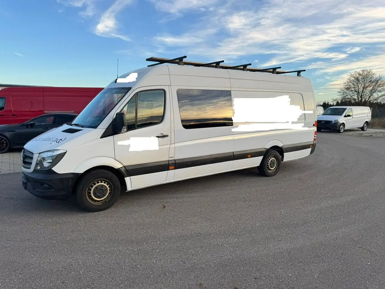 Mercedes-Benz Sprinter 319 CDI Maxi Lang XXL Extralang Mixto - Суцільнометалевий фургон, Вантажопасажирський фургон: фото 2 Mercedes-Benz Sprinter 319 CDI Maxi Lang XXL Extralang Mixto - Суцільнометалевий фургон, Вантажопасажирський фургон: фото 2