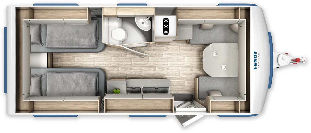 Fendt Bianco Activ 515 SGE Safety-Paket, GFK, 2.000 KG - Причіп дача: фото 2 Fendt Bianco Activ 515 SGE Safety-Paket, GFK, 2.000 KG - Причіп дача: фото 2