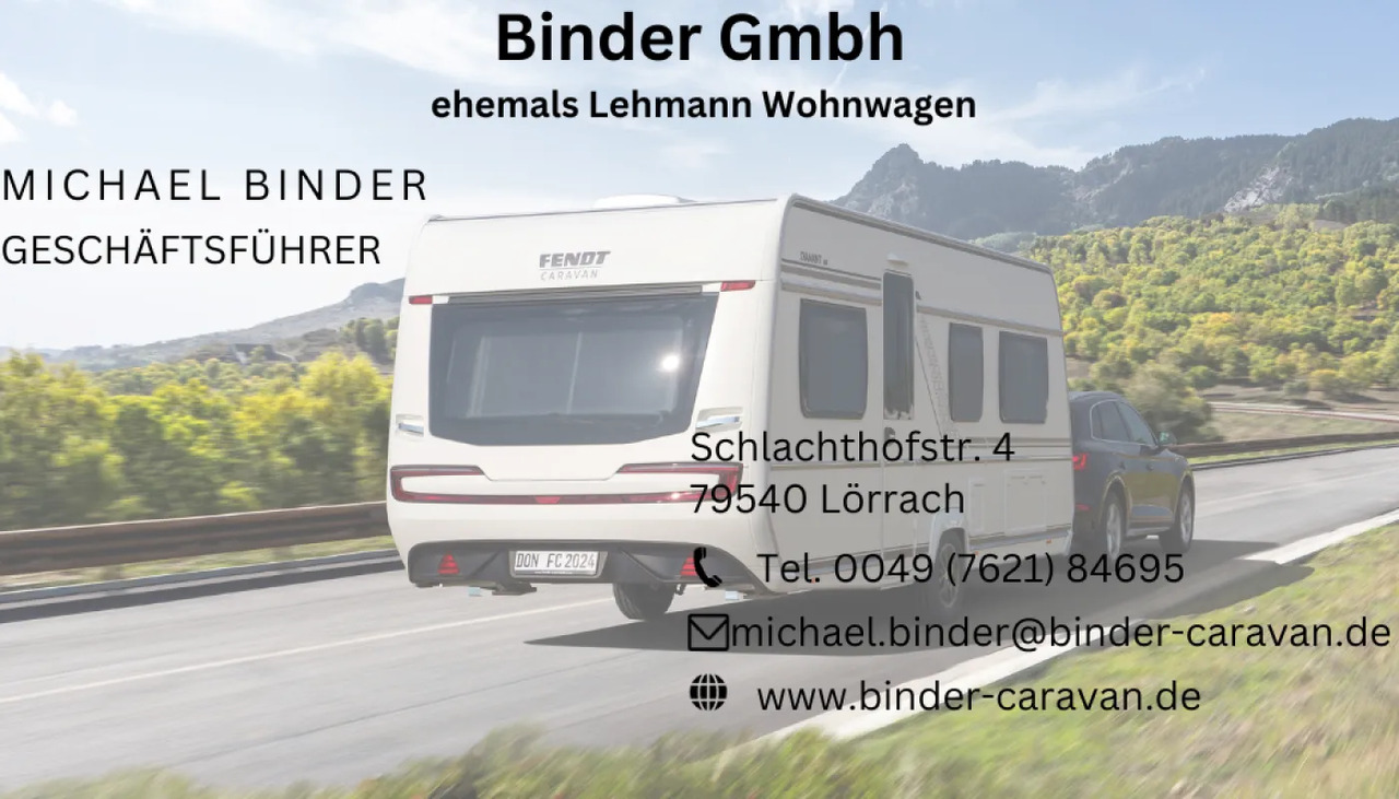 Fendt Bianco Activ 515 SKF GFK, Shower- + Safety-Paket - Причіп дача: фото 1 Fendt Bianco Activ 515 SKF GFK, Shower- + Safety-Paket - Причіп дача: фото 1