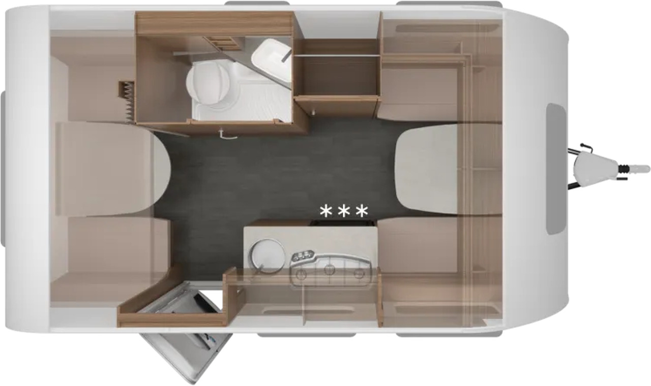 Wohnwagen Knaus Sport 400 LK - Причіп дача: фото 2 Wohnwagen Knaus Sport 400 LK - Причіп дача: фото 2