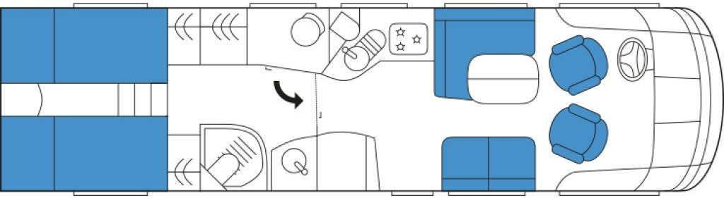 Niesmann + Bischoff Flair 920 BS (Sonderkonfiguration) - Інтегрований автобудинок: фото 2 Niesmann + Bischoff Flair 920 BS (Sonderkonfiguration) - Інтегрований автобудинок: фото 2