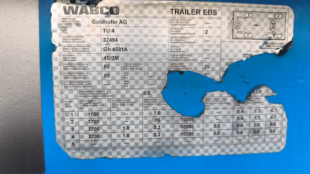 GOLDHOFER, 2010 god. - Низькорамна платформа причіп: фото 5 GOLDHOFER, 2010 god. - Низькорамна платформа причіп: фото 5