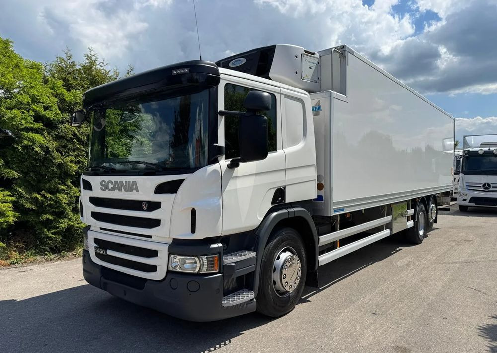 Scania Scania P 450 / CHŁODNIA + WINDA / 23 PALETY / EURO6 / OŚ SKRĘTNA / CARRIER/ ASO - Рефрижератор вантажівка: фото 4 Scania Scania P 450 / CHŁODNIA + WINDA / 23 PALETY / EURO6 / OŚ SKRĘTNA / CARRIER/ ASO - Рефрижератор вантажівка: фото 4