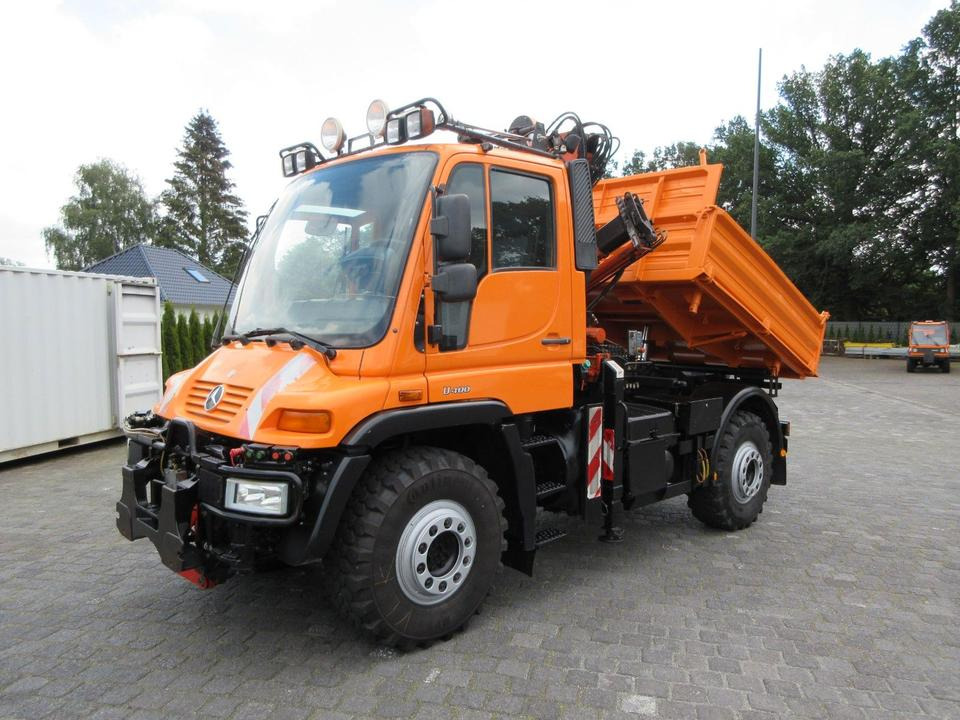 Unimog U 400 Drei-Seiten-Kipp/ Kran Atlas 65.2, Klima, - Самоскид вантажівка: фото 1 Unimog U 400 Drei-Seiten-Kipp/ Kran Atlas 65.2, Klima, - Самоскид вантажівка: фото 1