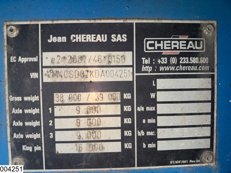 Chereau Koel vries Carrier Vector 1950 Mt - Рефрижератор напівпричіп: фото 4 Chereau Koel vries Carrier Vector 1950 Mt - Рефрижератор напівпричіп: фото 4