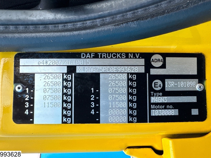 DAF 75 CF 250 EURO 5, Retarder, Geesink - Асенізатори: фото 5 DAF 75 CF 250 EURO 5, Retarder, Geesink - Асенізатори: фото 5