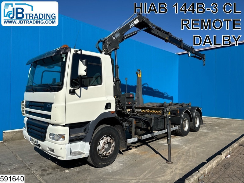 DAF CF 380 6X4, EURO 3, Manual, Steel, HIAB, DALBY - Гаковий мультиліфт вантажівка, Вантажівка з маніпулятором: фото 1 DAF CF 380 6X4, EURO 3, Manual, Steel, HIAB, DALBY - Гаковий мультиліфт вантажівка, Вантажівка з маніпулятором: фото 1