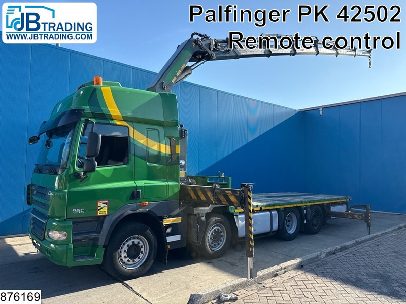 DAF CF 410 8x2, EURO 5, Palfinger, Steerling, Remote,Retarder - Бортова вантажівка/ Платформа, Вантажівка з маніпулятором: фото 1 DAF CF 410 8x2, EURO 5, Palfinger, Steerling, Remote,Retarder - Бортова вантажівка/ Платформа, Вантажівка з маніпулятором: фото 1
