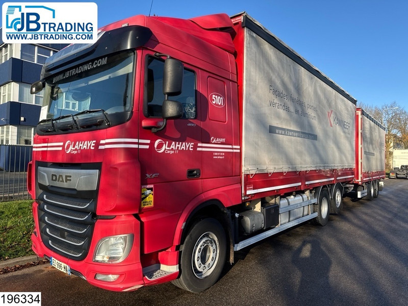 DAF XF 480 6x2, EURO 6, Combi, Dhollandia, 110 m3 - Тентована вантажівка: фото 1 DAF XF 480 6x2, EURO 6, Combi, Dhollandia, 110 m3 - Тентована вантажівка: фото 1