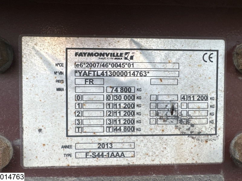 Faymonville Lowbed 74,800 kg, Extendable, Steering axle, Remote - Низькорамна платформа напівпричіп: фото 4 Faymonville Lowbed 74,800 kg, Extendable, Steering axle, Remote - Низькорамна платформа напівпричіп: фото 4