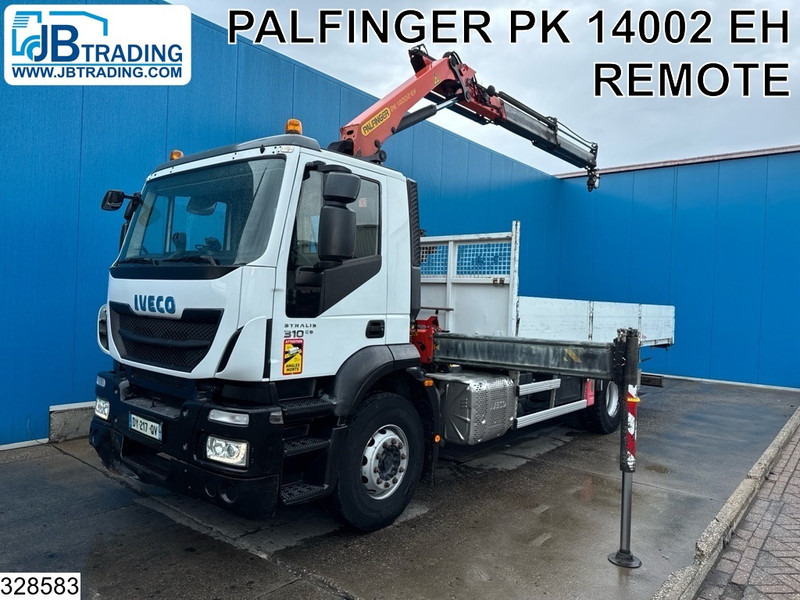 Iveco Stralis 310 EURO 6, Palfinger, Leaf spring - Бортова вантажівка/ Платформа, Вантажівка з маніпулятором: фото 1 Iveco Stralis 310 EURO 6, Palfinger, Leaf spring - Бортова вантажівка/ Платформа, Вантажівка з маніпулятором: фото 1