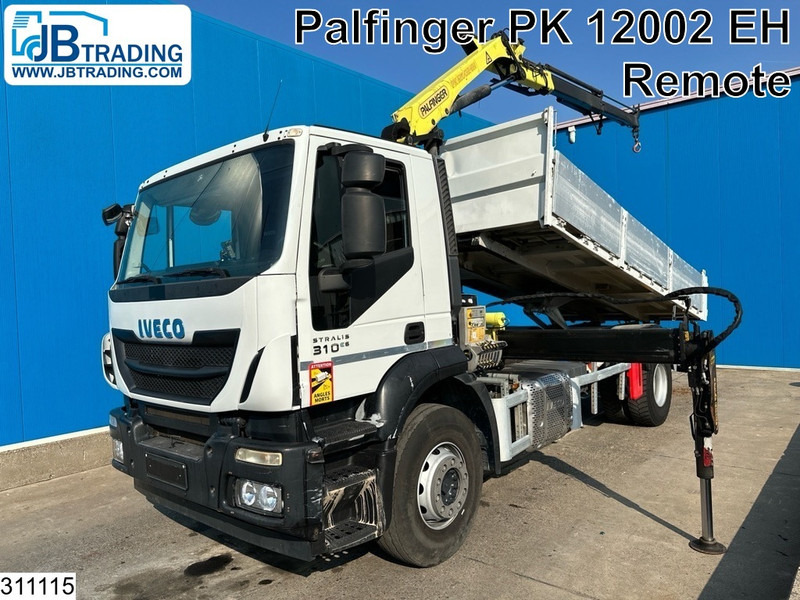 Iveco Stralis 310 EURO 6, Palfinger, Remote, Steel - Самоскид вантажівка, Вантажівка з маніпулятором: фото 1 Iveco Stralis 310 EURO 6, Palfinger, Remote, Steel - Самоскид вантажівка, Вантажівка з маніпулятором: фото 1