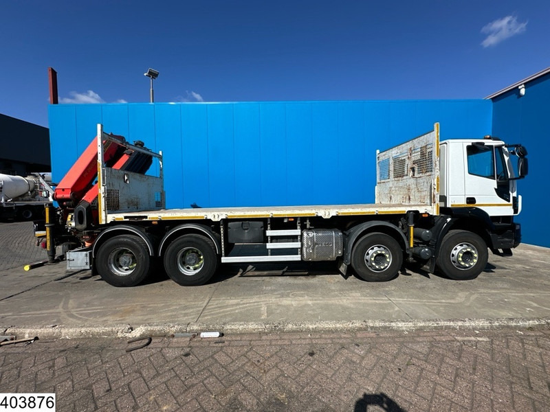 Бортова вантажівка/ Платформа, Вантажівка з маніпулятором Iveco Stralis 360 8x4, EURO 6, Palfinger, Remote, Steel suspenion: фото 16