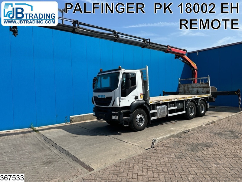 Iveco Trakker 410 6X4, EURO 6, Retarder, Palfinger - Бортова вантажівка/ Платформа, Вантажівка з маніпулятором: фото 1 Iveco Trakker 410 6X4, EURO 6, Retarder, Palfinger - Бортова вантажівка/ Платформа, Вантажівка з маніпулятором: фото 1