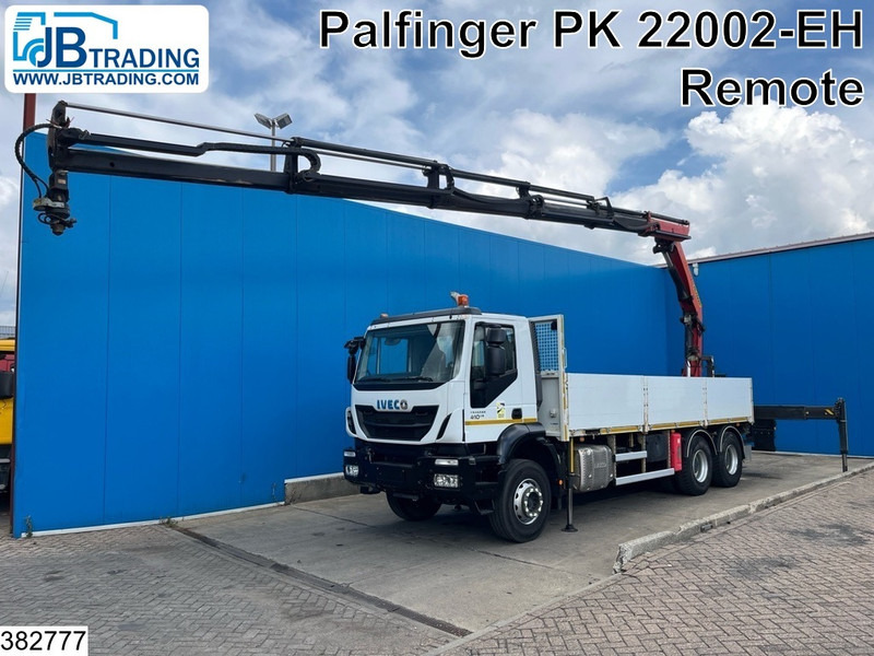 Iveco Trakker 410 6x4, EURO 6, Retarder, Palfinger, Remote - Бортова вантажівка/ Платформа, Вантажівка з маніпулятором: фото 1 Iveco Trakker 410 6x4, EURO 6, Retarder, Palfinger, Remote - Бортова вантажівка/ Платформа, Вантажівка з маніпулятором: фото 1