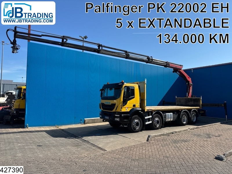 Iveco X-Way 480 8X4, EURO 6D, Retarder, Palfinger - Бортова вантажівка/ Платформа, Вантажівка з маніпулятором: фото 1 Iveco X-Way 480 8X4, EURO 6D, Retarder, Palfinger - Бортова вантажівка/ Платформа, Вантажівка з маніпулятором: фото 1