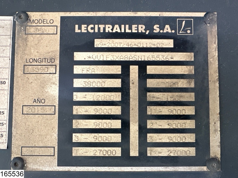 Lecitrailer Koel vries Carrier Vector 1950 MT , 2 Koelunits, Dhollandia - Рефрижератор напівпричіп: фото 4 Lecitrailer Koel vries Carrier Vector 1950 MT , 2 Koelunits, Dhollandia - Рефрижератор напівпричіп: фото 4