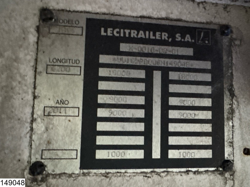 Lecitrailer Middenas - Бортовий причіп/ Платформа: фото 4 Lecitrailer Middenas - Бортовий причіп/ Платформа: фото 4