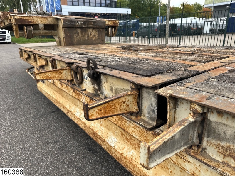 Низькорамна платформа напівпричіп Louault Lowbed 34,000 kg, Steering axle, Hydraulic, Winch: фото 12