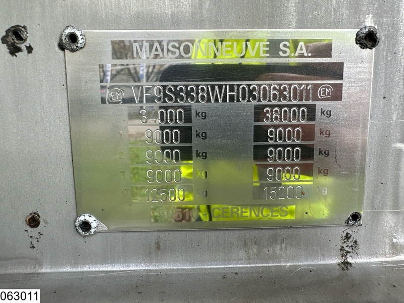 MAISONNEUVE Food 26,000 litres, 1 compartment - Напівпричіп цистерна: фото 4 MAISONNEUVE Food 26,000 litres, 1 compartment - Напівпричіп цистерна: фото 4