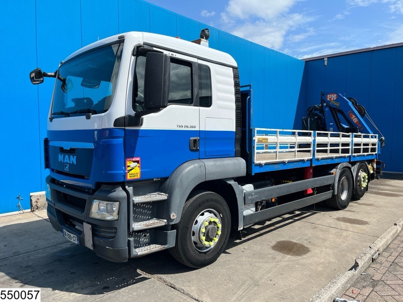 MAN TGS 26 360 6x4, EURO 5, PM, Remote, Hydrodrive - Бортова вантажівка/ Платформа, Вантажівка з маніпулятором: фото 2 MAN TGS 26 360 6x4, EURO 5, PM, Remote, Hydrodrive - Бортова вантажівка/ Платформа, Вантажівка з маніпулятором: фото 2