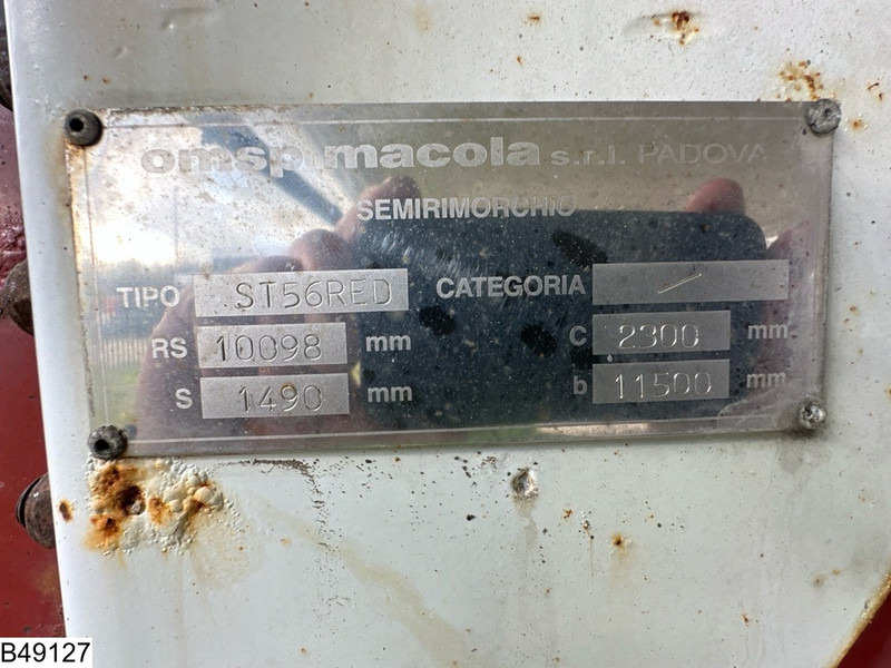 Macola Gas 56100 Liter, LPG GPL gas tank, Gaz, 1 Compartment - Напівпричіп цистерна: фото 4 Macola Gas 56100 Liter, LPG GPL gas tank, Gaz, 1 Compartment - Напівпричіп цистерна: фото 4