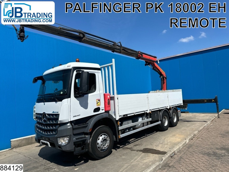 Mercedes-Benz Arocs 2640 6X4, EURO 6, Steel suspension, Retarder - Бортова вантажівка/ Платформа, Вантажівка з маніпулятором: фото 1 Mercedes-Benz Arocs 2640 6X4, EURO 6, Steel suspension, Retarder - Бортова вантажівка/ Платформа, Вантажівка з маніпулятором: фото 1