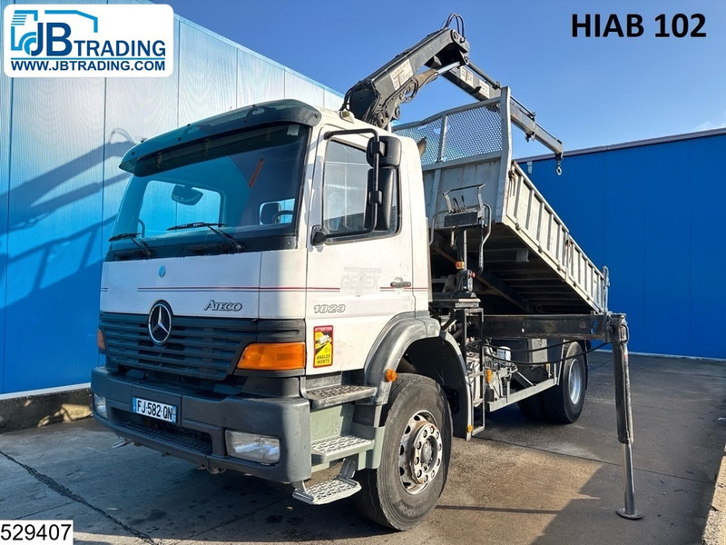 Mercedes-Benz Atego 1828 Manual, Steel Suspension, HIAB - Самоскид вантажівка, Вантажівка з маніпулятором: фото 1 Mercedes-Benz Atego 1828 Manual, Steel Suspension, HIAB - Самоскид вантажівка, Вантажівка з маніпулятором: фото 1