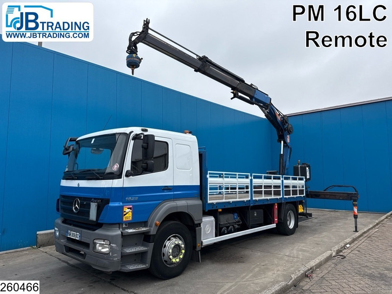 Mercedes-Benz Axor 1829 Manual, PM, Remote control - Бортова вантажівка/ Платформа, Вантажівка з маніпулятором: фото 1 Mercedes-Benz Axor 1829 Manual, PM, Remote control - Бортова вантажівка/ Платформа, Вантажівка з маніпулятором: фото 1
