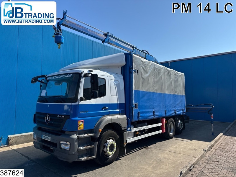 Mercedes-Benz Axor 2533 6X2, PM, Remote - Бортова вантажівка/ Платформа, Вантажівка з маніпулятором: фото 1 Mercedes-Benz Axor 2533 6X2, PM, Remote - Бортова вантажівка/ Платформа, Вантажівка з маніпулятором: фото 1