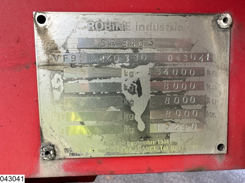 ROBINE Gas 48028 Liter, LPG GPL gas tank, Gaz, 1 Compartment - Напівпричіп цистерна: фото 4 ROBINE Gas 48028 Liter, LPG GPL gas tank, Gaz, 1 Compartment - Напівпричіп цистерна: фото 4