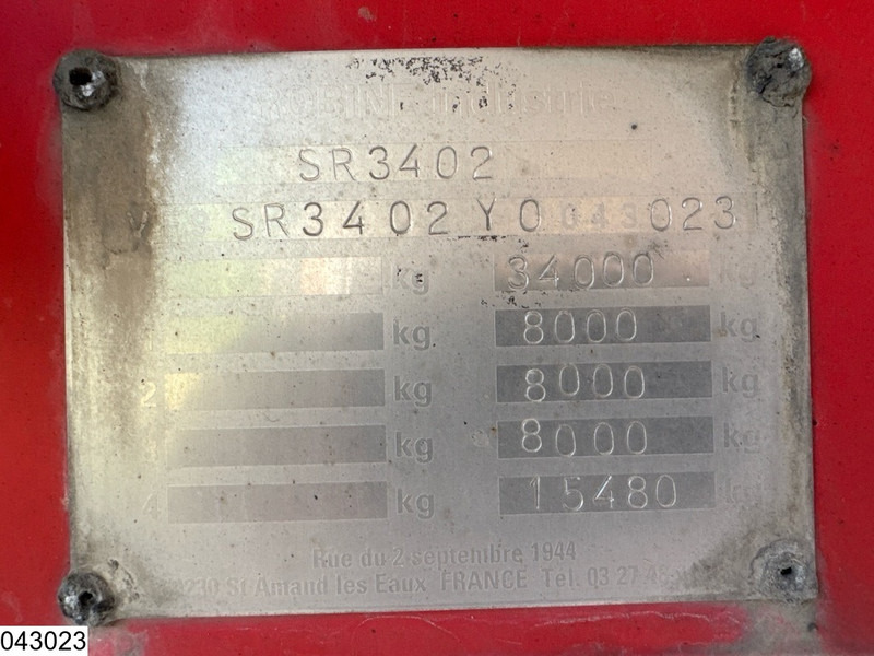 ROBINE Gas 51056 liter, LPG GPL Butane gas, 1 Comp - Напівпричіп цистерна: фото 4 ROBINE Gas 51056 liter, LPG GPL Butane gas, 1 Comp - Напівпричіп цистерна: фото 4