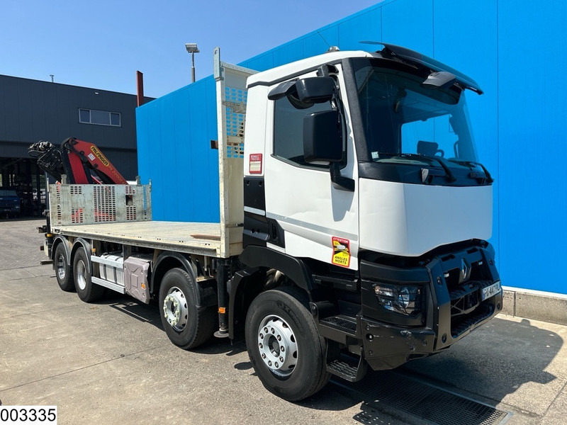 Renault C 430 8X4, EURO 6, Steel suspension, Palfinger - Бортова вантажівка/ Платформа, Вантажівка з маніпулятором: фото 3 Renault C 430 8X4, EURO 6, Steel suspension, Palfinger - Бортова вантажівка/ Платформа, Вантажівка з маніпулятором: фото 3