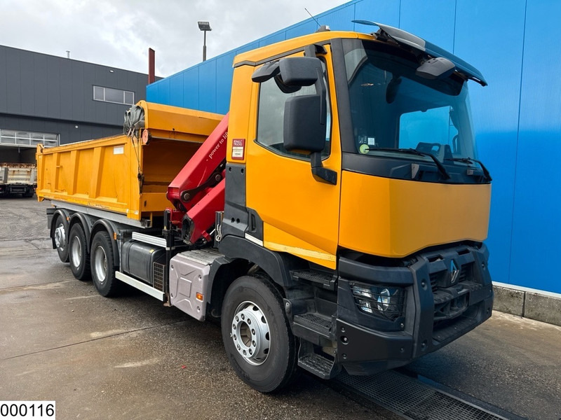 Renault C 430 8x4, EURO 6, HMF, Garnier - Самоскид вантажівка, Вантажівка з маніпулятором: фото 3 Renault C 430 8x4, EURO 6, HMF, Garnier - Самоскид вантажівка, Вантажівка з маніпулятором: фото 3