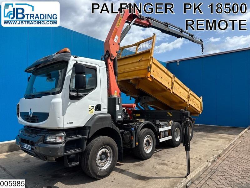 Renault Kerax 450 Dxi 8X4, Manual, Steel suspension, Retarder - Самоскид вантажівка, Вантажівка з маніпулятором: фото 1 Renault Kerax 450 Dxi 8X4, Manual, Steel suspension, Retarder - Самоскид вантажівка, Вантажівка з маніпулятором: фото 1