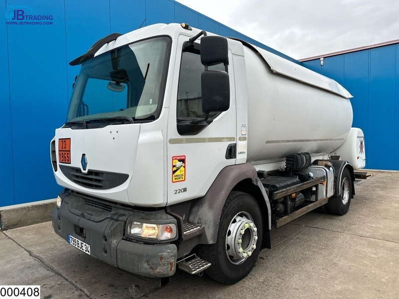 Renault Midlum 220 15985 Liter, LPG GPL, Gastank, Steel suspension - Вантажівка цистерна: фото 1 Renault Midlum 220 15985 Liter, LPG GPL, Gastank, Steel suspension - Вантажівка цистерна: фото 1