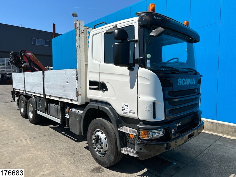 Scania G 440 6X4, EURO 6, Retarder, Palfinger - Бортова вантажівка/ Платформа, Вантажівка з маніпулятором: фото 3 Scania G 440 6X4, EURO 6, Retarder, Palfinger - Бортова вантажівка/ Платформа, Вантажівка з маніпулятором: фото 3