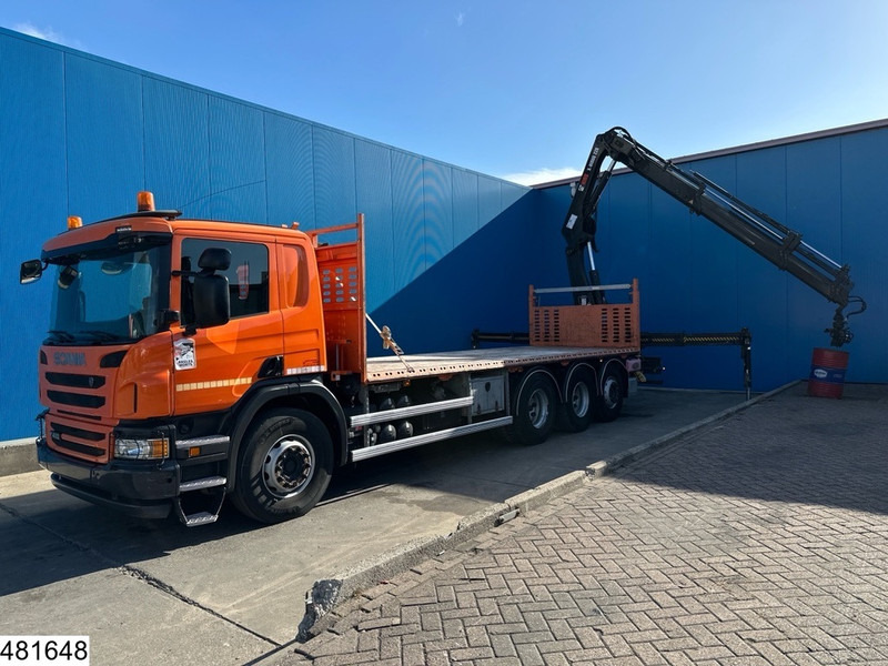 Scania P 410 8x4, EURO 6, HIAB, Remote - Бортова вантажівка/ Платформа, Вантажівка з маніпулятором: фото 2 Scania P 410 8x4, EURO 6, HIAB, Remote - Бортова вантажівка/ Платформа, Вантажівка з маніпулятором: фото 2