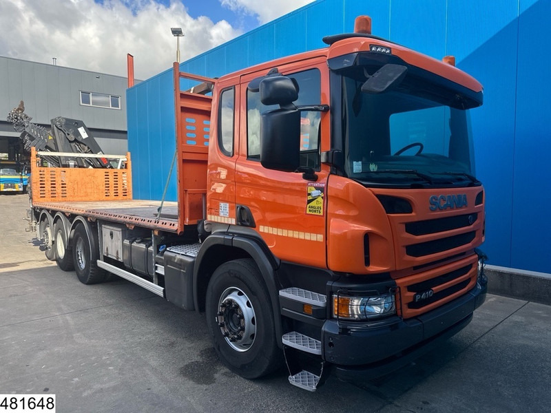 Scania P 410 8x4, EURO 6, HIAB, Remote - Бортова вантажівка/ Платформа, Вантажівка з маніпулятором: фото 4 Scania P 410 8x4, EURO 6, HIAB, Remote - Бортова вантажівка/ Платформа, Вантажівка з маніпулятором: фото 4