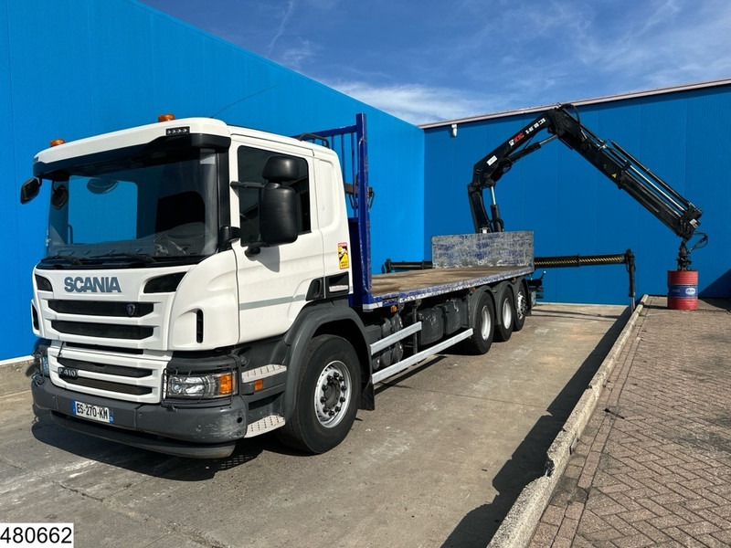 Scania P 410 8x4, EURO 6, HIAB, Remote, Steeringaxle - Бортова вантажівка/ Платформа, Вантажівка з маніпулятором: фото 5 Scania P 410 8x4, EURO 6, HIAB, Remote, Steeringaxle - Бортова вантажівка/ Платформа, Вантажівка з маніпулятором: фото 5