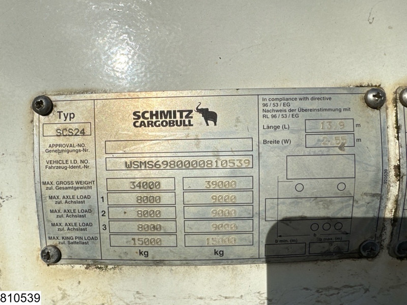 Schmitz Cargobull open laadbak - Бортовий напівпричіп/ Платформа: фото 4 Schmitz Cargobull open laadbak - Бортовий напівпричіп/ Платформа: фото 4