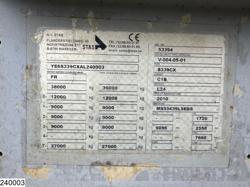 Stas kipper 23.19 m³, Lift axle - Самоскид напівпричіп: фото 4 Stas kipper 23.19 m³, Lift axle - Самоскид напівпричіп: фото 4