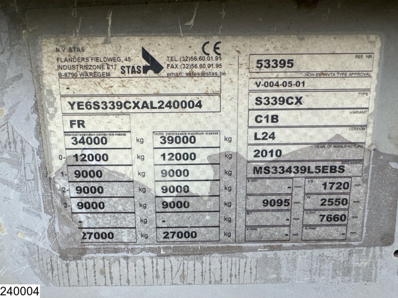 Stas kipper 23.19 m3, Lift axle - Самоскид напівпричіп: фото 4 Stas kipper 23.19 m3, Lift axle - Самоскид напівпричіп: фото 4