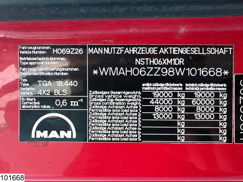 Тягач MAN TGA 18 440 EURO 4, Retarder, PTO, Hydraulic: фото 7