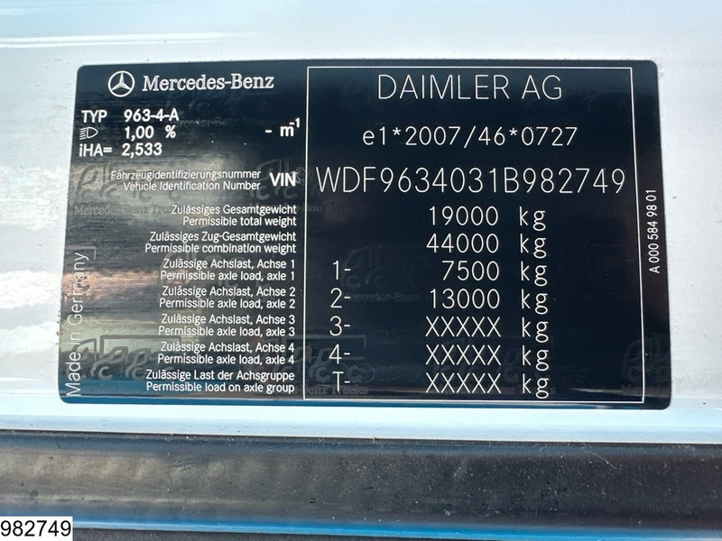 Тягач Mercedes-Benz Actros 1845 EURO 6, Retarder: фото 7