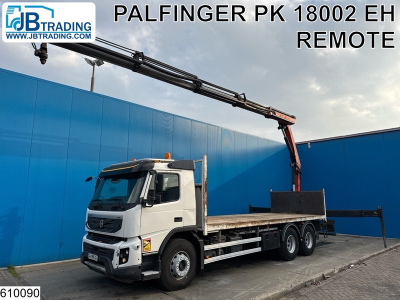 Volvo FMX 370 6X4, EURO 5, Steel suspension, Palfinger - Бортова вантажівка/ Платформа, Вантажівка з маніпулятором: фото 1 Volvo FMX 370 6X4, EURO 5, Steel suspension, Palfinger - Бортова вантажівка/ Платформа, Вантажівка з маніпулятором: фото 1